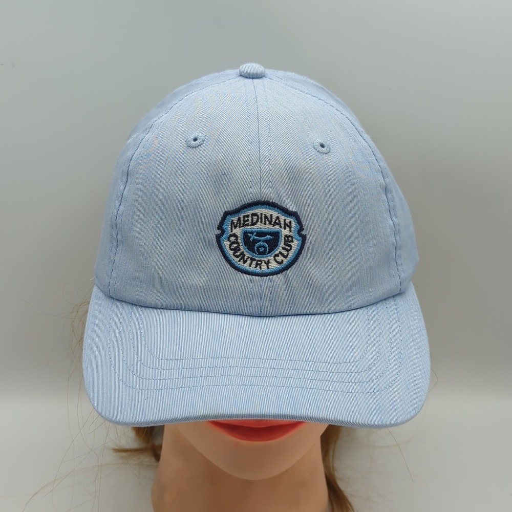 Medinah Country Club Hat Golf Cap Imperial Strapback Blue Adjustable